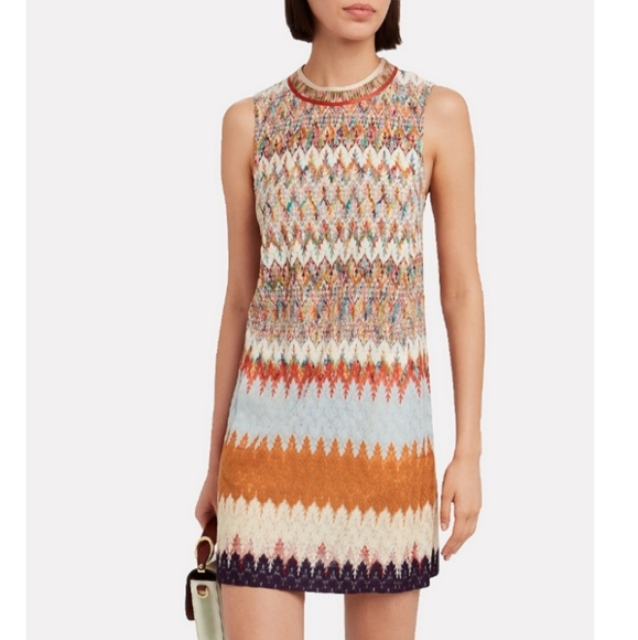 Missoni Dresses & Skirts - Missoni jacquard knit mini dress, size 40, nwot